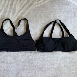 Athleta Swim 2 Tops - Malibu A-C size M and Square Neck Bra 36B/C